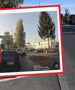 Kuriozalne zachowanie kierowcy w Koszalinie. Wszystko nagrano