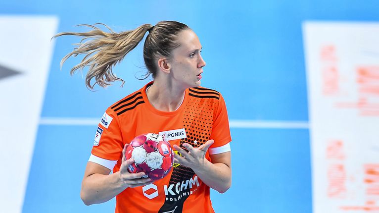 Materiały prasowe /  PGNiG Superliga / MKS Zagłębie Lubin  / Na zdjęciu: Karolina Kochaniak