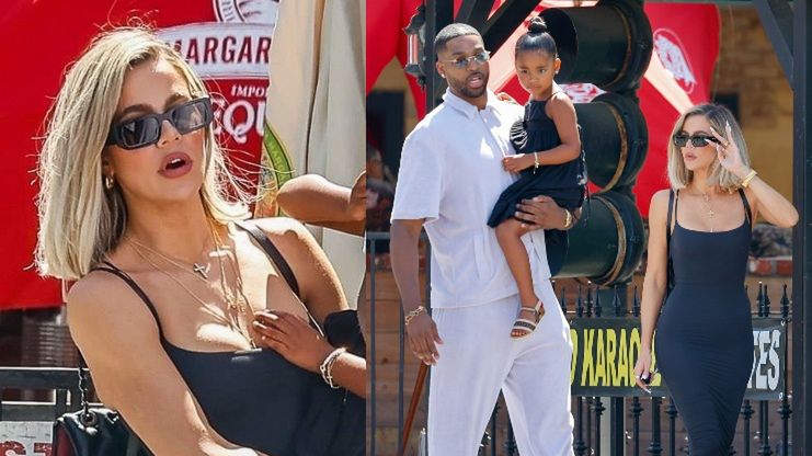 Khloe Kardashian i seryjny zdrajca Tristan Thompson przyłapani na NIEZRĘCZNYM spacerze
