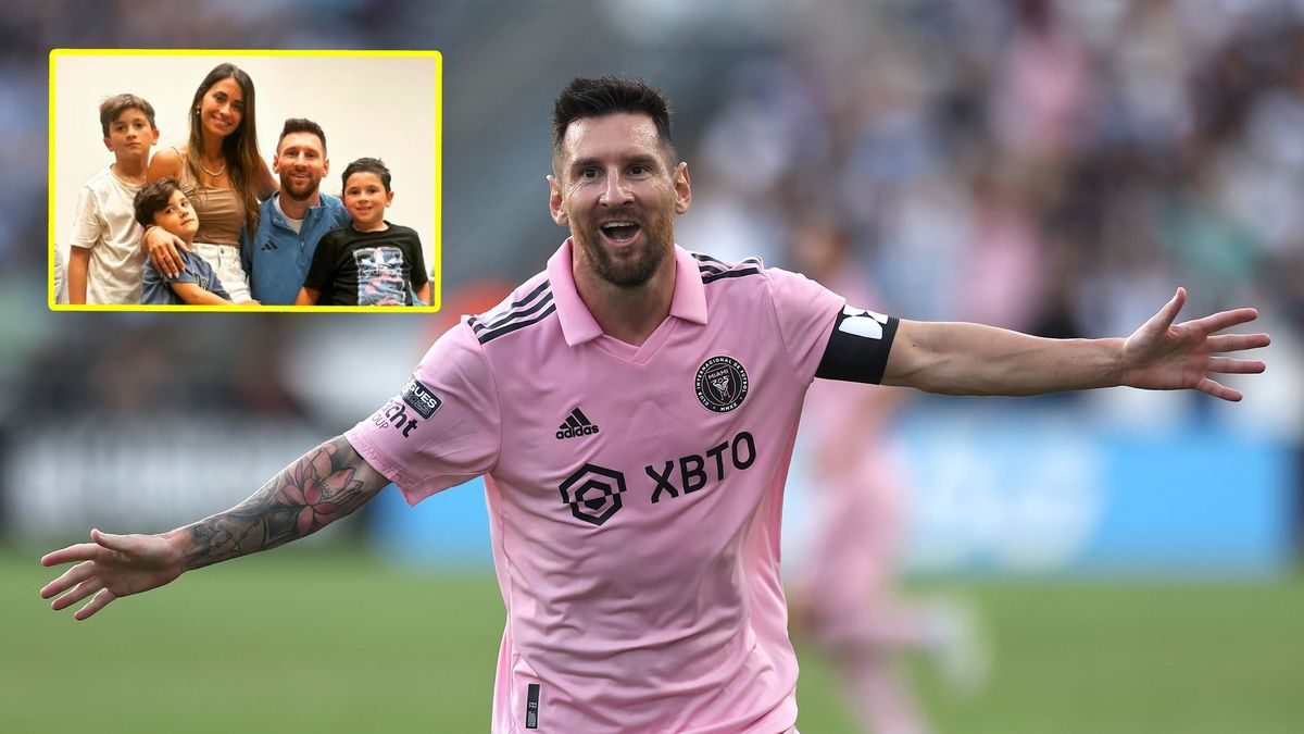 Zdjęcie okładkowe artykułu: Materiały prasowe /  / Na głównym zdjęciu: Lionel Messi (Tim Nwachukwu/Getty Images), w prostokącie: Leo Messi z rodziną (Instagram)