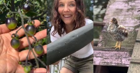 Joanna Jabłczyńska pokazała swój "NIEINSTAGRAMOWY" ogród na wsi: "Nie jest idealny, ale cieszę się, że go mam"