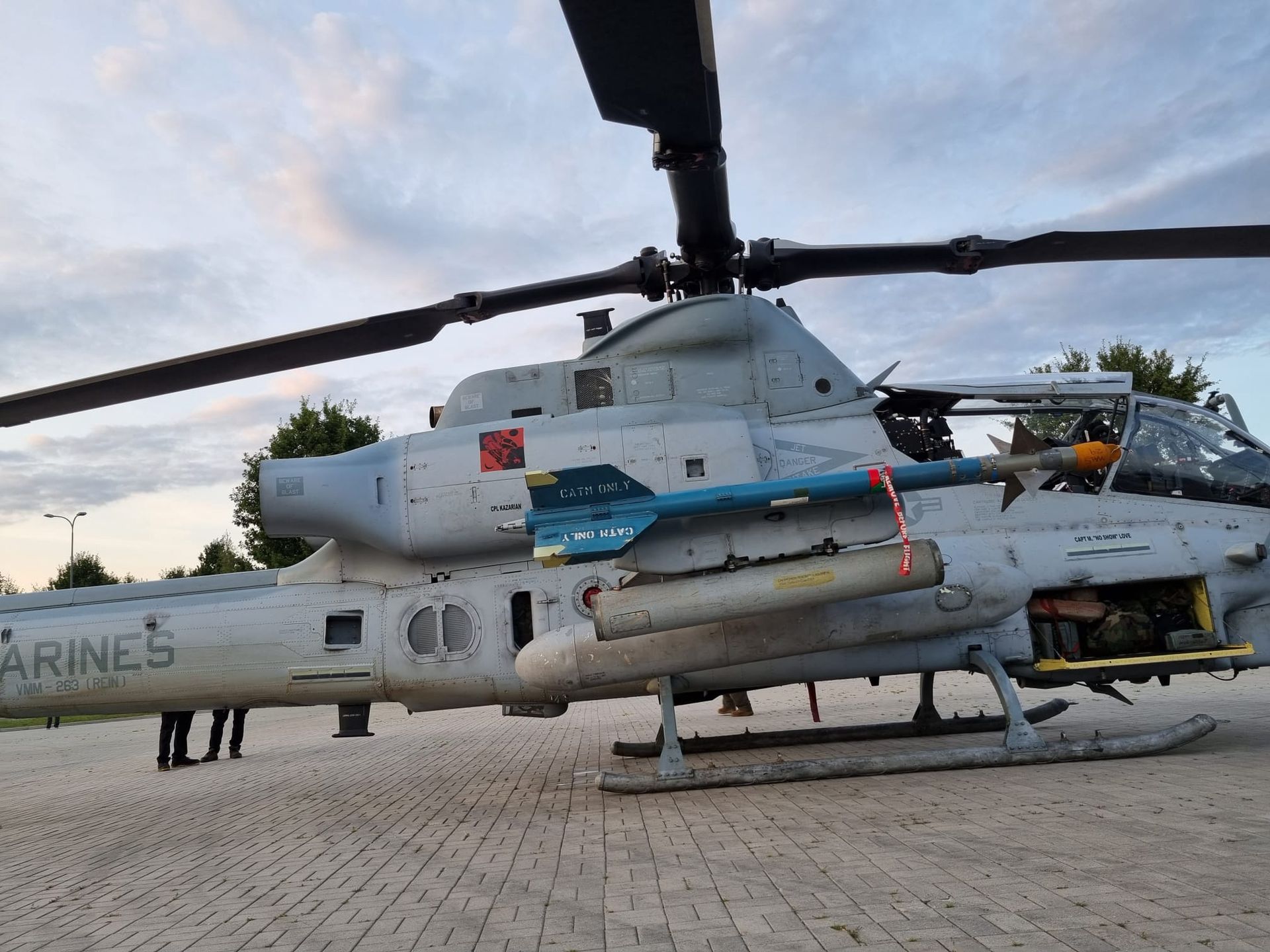 Bell AH-1Z Viper wylądował w Kielcach.