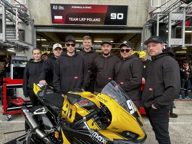 Inżynierzy z HEROS Motorcycles pracują m.in. w zespole wyścigowym LRP Poland