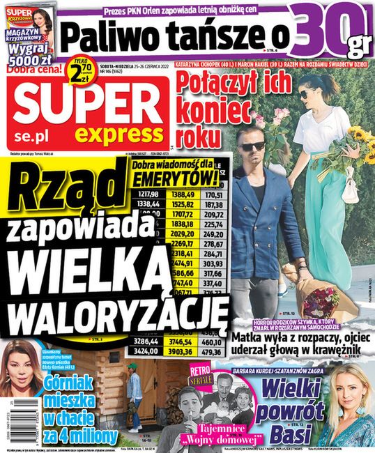 Okładka Super Express - dom Edyty Górniak
