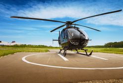 Ląduje helikopterem we wsi. Mieszkańcy protestują, właściciel tłumaczy