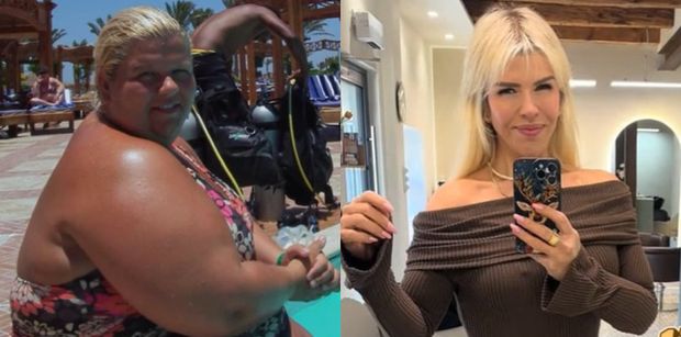 Szczuplejsza o 115 kg Kasia Guzik chwali się smukłą sylwetką w obcisłej sukience. Zdradziła, ile teraz waży (FOTO)