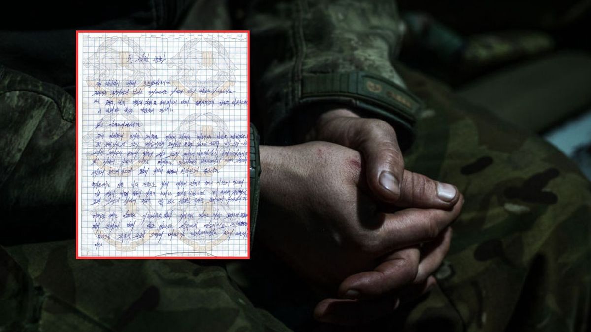 Znaleziono list żołnierza z Korei Północnej