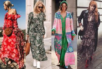 Stylowe długie sukienki boho – 5 inspiracji