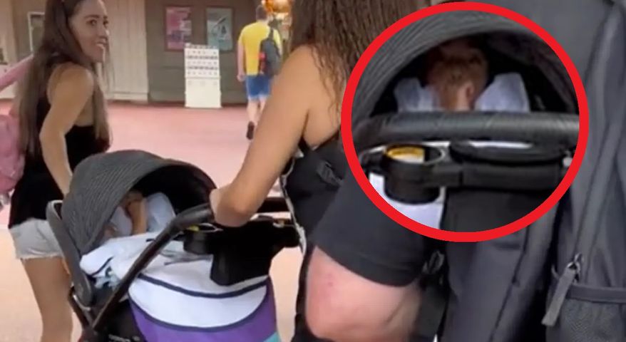 Kobieta znalazła sposób, by nie kupować dziecku biletu do parku