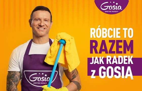 Radosław Majdan robi porządek ze stereotypami w reklamach marki Gosia