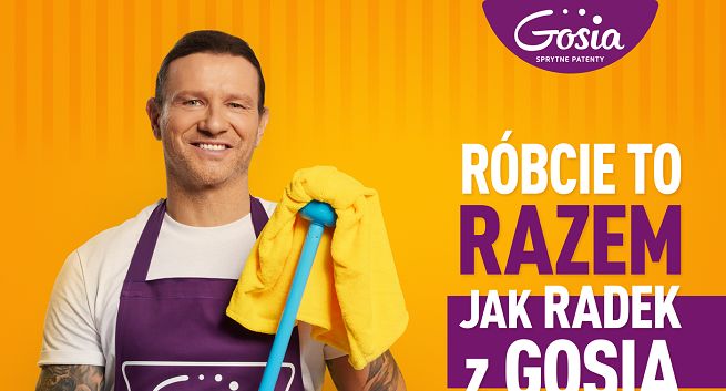 Radosław Majdan robi porządek ze stereotypami w reklamach marki Gosia