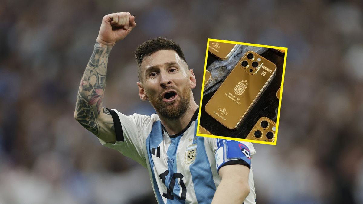 Zdjęcie okładkowe artykułu: Getty Images / Tom Jenkins / Lionel Messi i prezent dla kolegów z reprezentacji