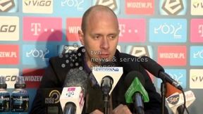 Mocne słowa trenera Widzewa: Pan arbiter w tej kolejce nie pracuje
