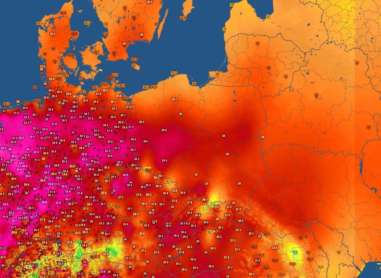 Piekło z zachodu. Potężna fala ciepła