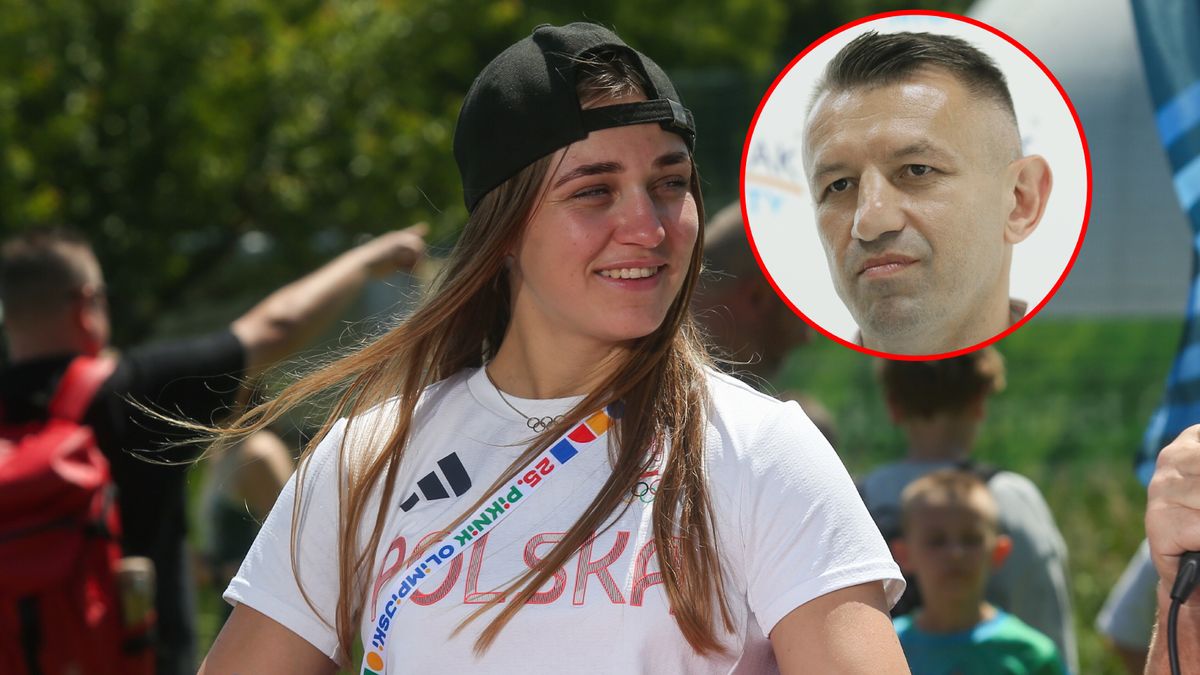 PAP / Wojciech Szubartowski / Zbigniew Meissner / Na zdjęciu: Julia Szeremeta, w kółku Tomasz Adamek.