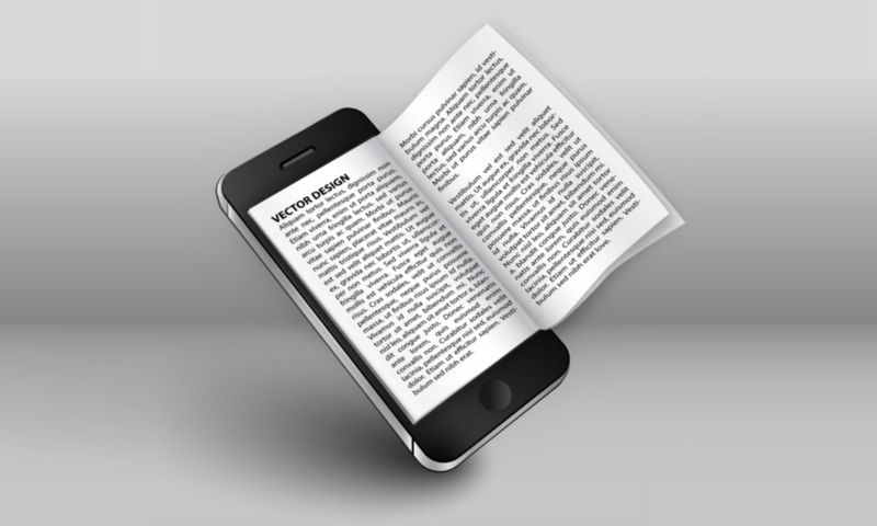 Ebook na smartfonie