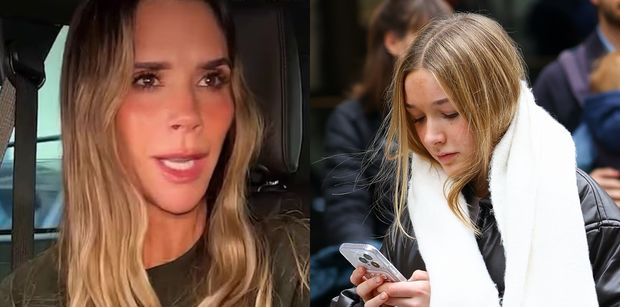 Victoria Beckham wspomina, jak 15-letnia Harper błagała ją o interwencję w szkole, bo zabronili jej się malować. "Mamusiu, nie możesz ZADZWONIĆ?!"