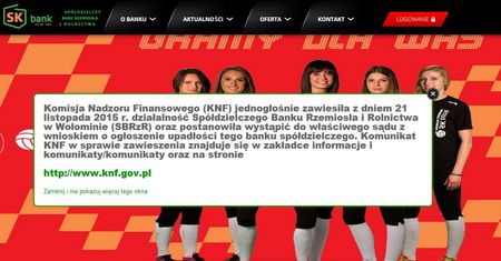 KNF zawiesiła działalność banku spółdzielczego. To może być pierwsza upadłość od wielu lat