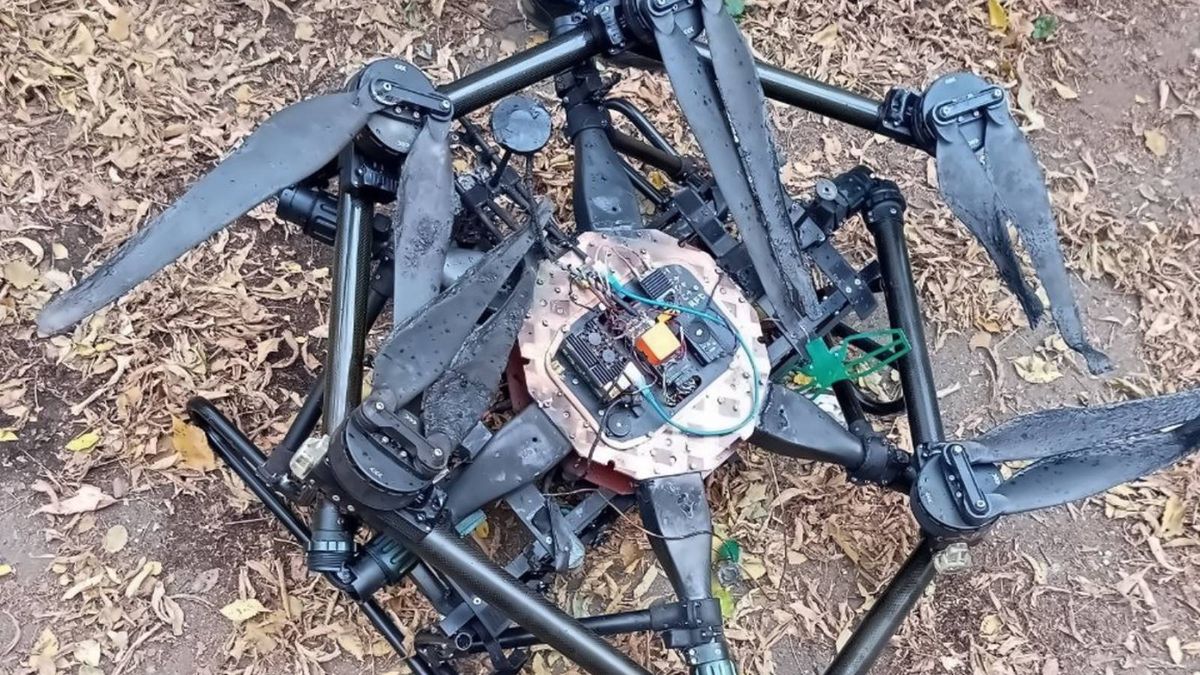 Rosjanie przechwycili drona "Baba Jaga" i są pod wrażeniem