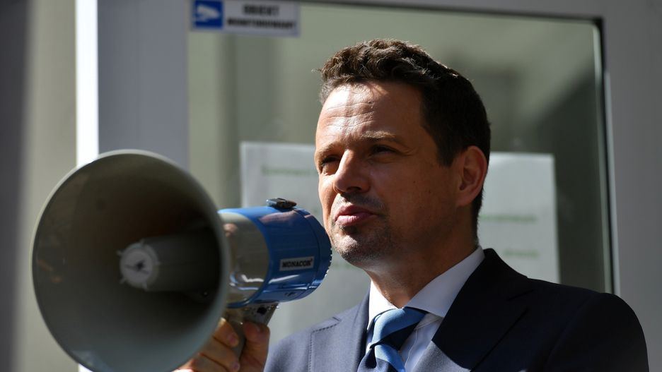 Wybory 2020. Kandydaci na prezydenta ruszyli w Polskę - na zdjęciu kandydat PO Rafał Trzaskowski