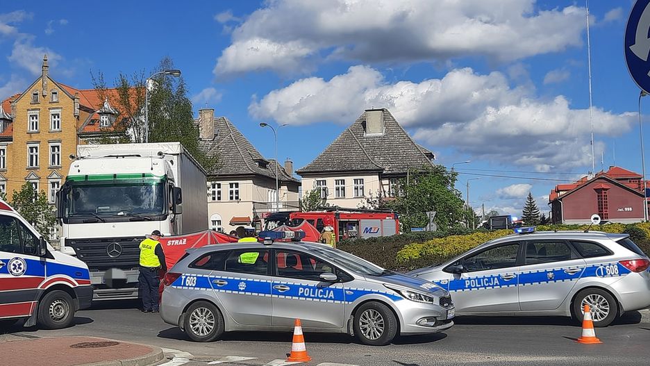 W czwartek kierowca ciężarówki potrącił 81-letnią kobietę.