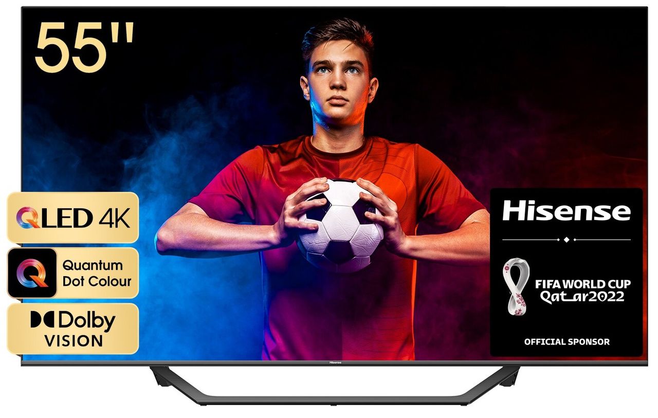 Telewizor HISENSE 55A7GQ 55'' QLED 4K Dolby Atmos Dolby Vision HDMI 2.1 DVB-T2/HEVC/H.265