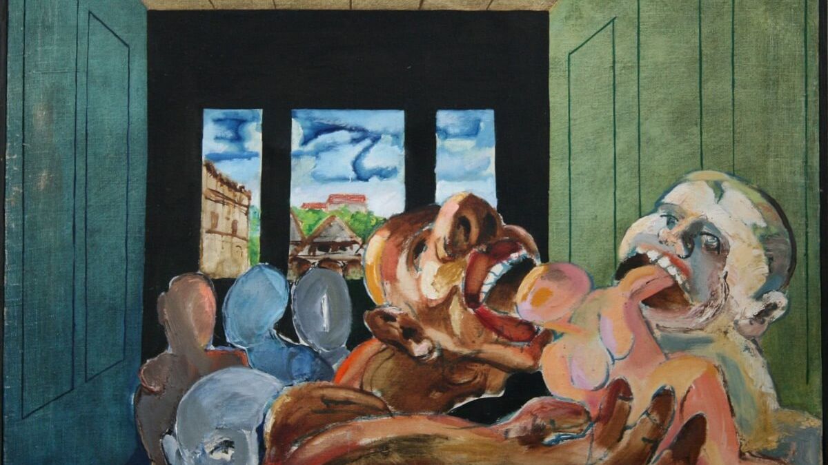 Stanisław Łazorek, olej, płótno, praca z kolekcji Galerii Labirynt