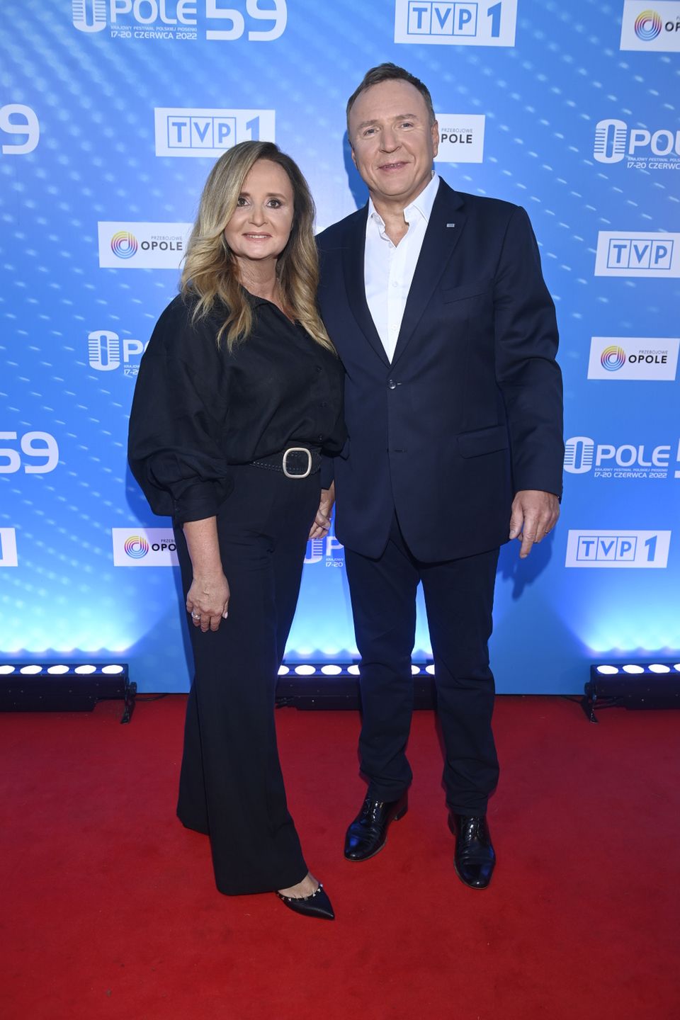 Jacek Kurski, Joanna Kurska - Opole 2022, dzień pierwszy festiwalu