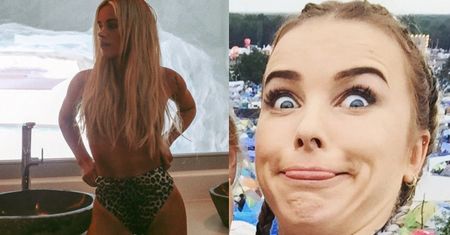 Półnaga Maffashion reklamuje doczepy odziana w majtki w panterkę. Zmysłowa? (FOTO)
