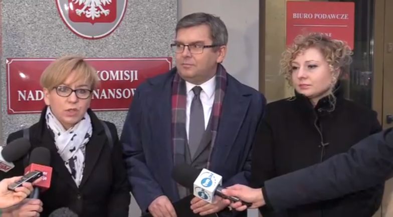 Afera KNF. Interwencja poselska w siedzibie Komisji