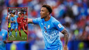 Piłkarz Widzewa zatrzymał Ronaldo. Wrzucił wymowne zdjęcie