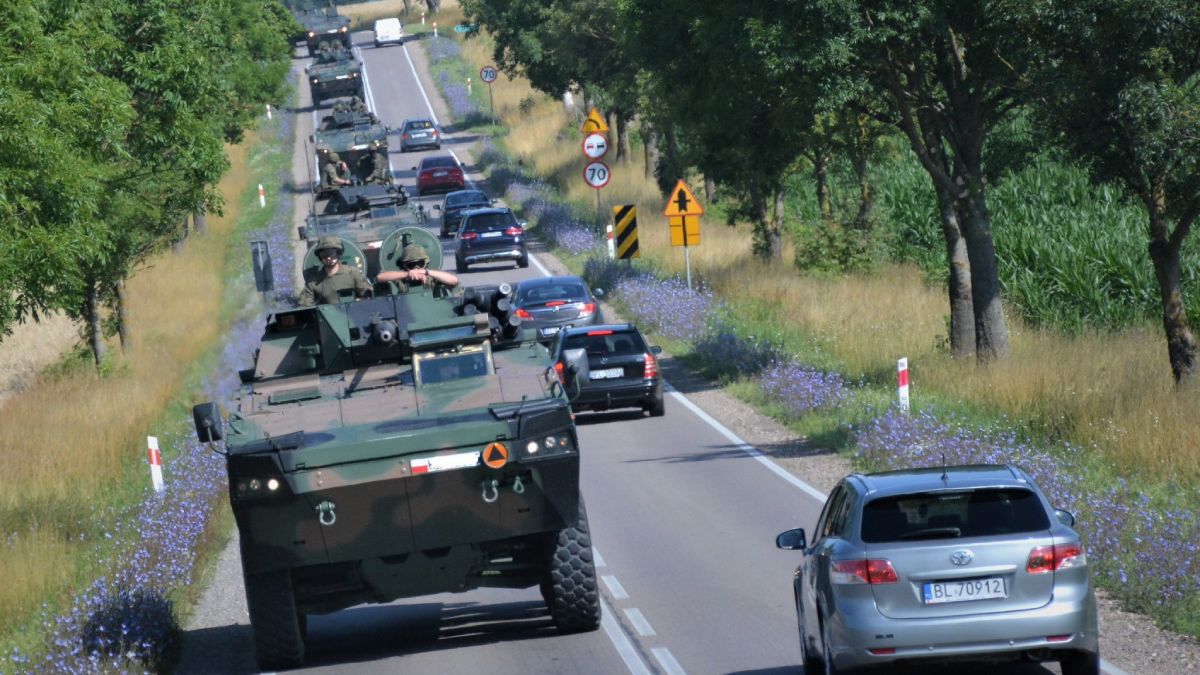Konwoje wojskowe na Podlasiu to dziś żadna nowość