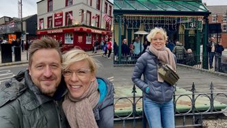 Anita Werner z ukochanym chwalą się fotkami z wakacji. Pogoda nie dopisała... "Nie zobaczycie grama słońca" (ZDJĘCIA)