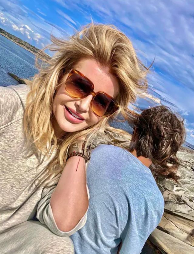 Joanna Racewicz z synem