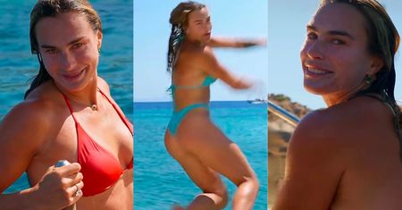 Aryna Sabalenka w BIKINI niczym wodna nimfa daje nura do morza. Taka to pożyje? (ZDJĘCIA)