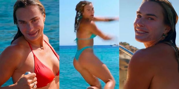 Aryna Sabalenka w BIKINI niczym wodna nimfa daje nura do morza. Taka to pożyje? (ZDJĘCIA)