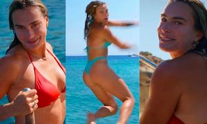 Aryna Sabalenka w BIKINI niczym wodna nimfa daje nura do morza. Taka to pożyje? (ZDJĘCIA)