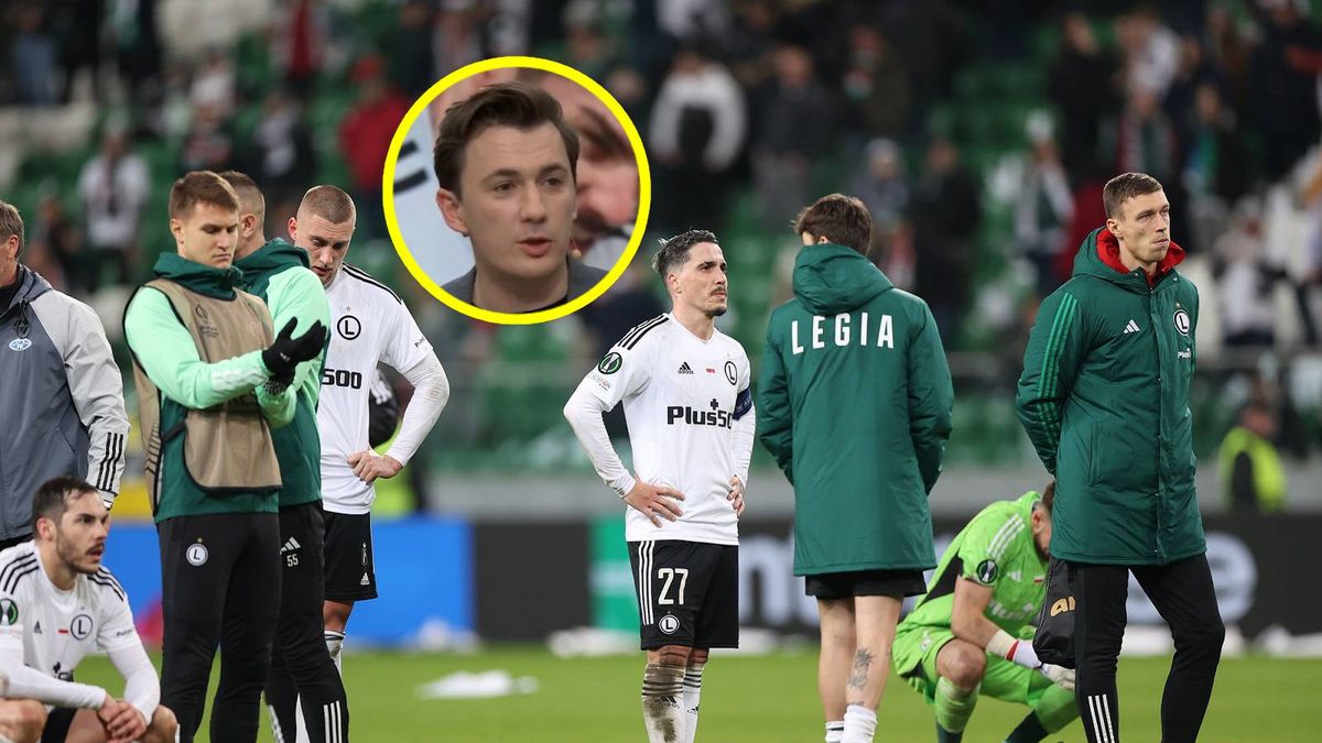 PAP / Leszek Szymański / Piłkarze Legii i Michał Zachodny (w kółku)