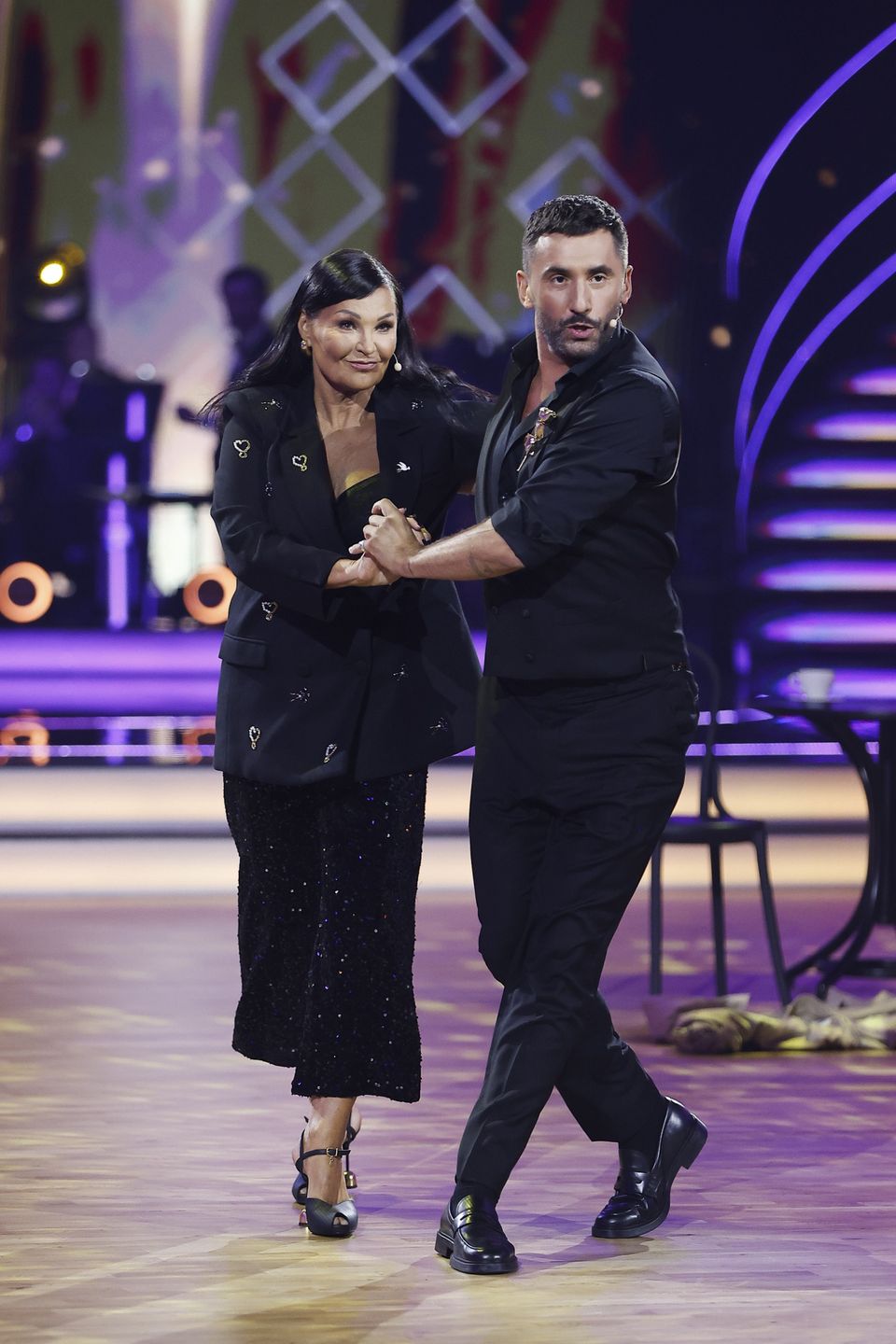 Rafał Maserak i Iwona Pavlović pokazali podstawowe kroki cha-chy