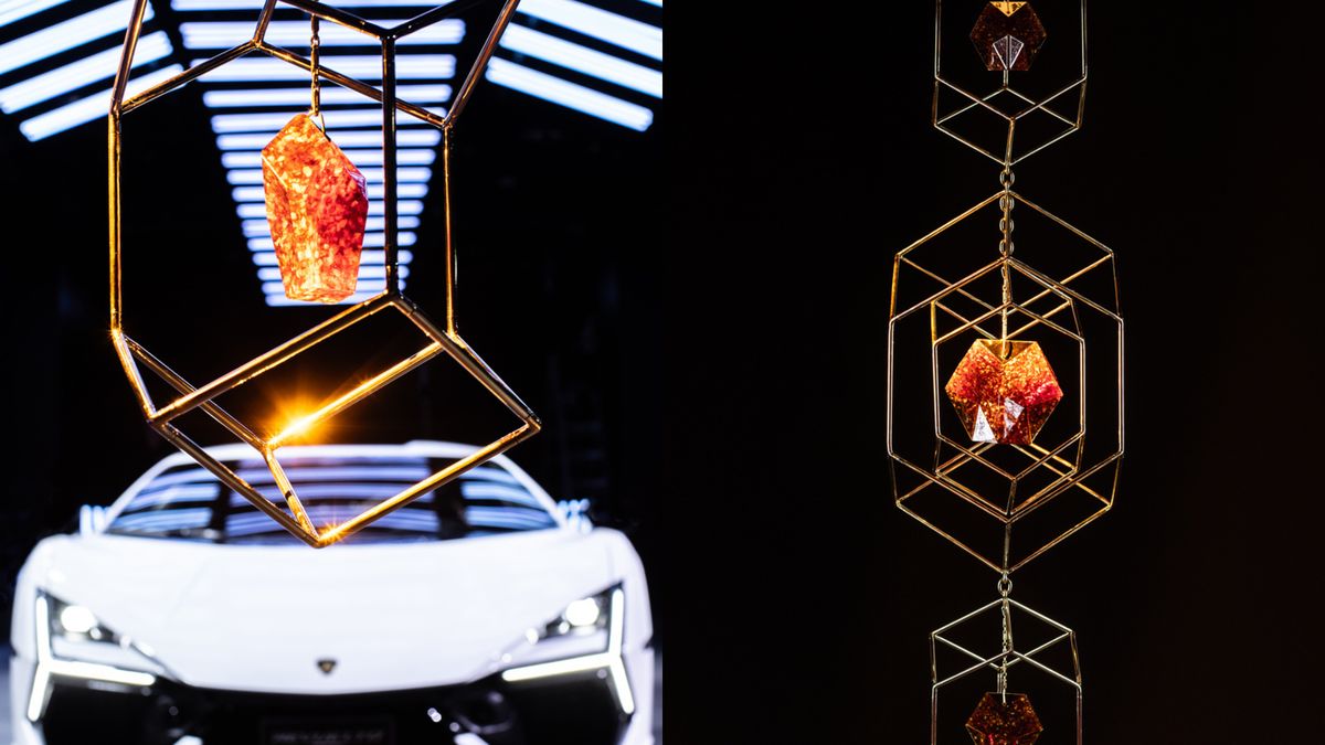 Wyjątkowa rzeźba na jubileusz Lamborghini od warszawskiego salonu