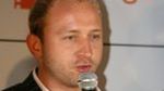 Borys Szyc podczas inauguracji Letniego Kina Orange