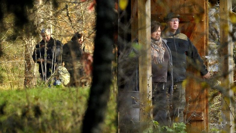 Komorowscy doglądają działki