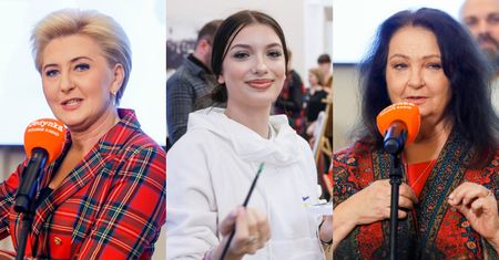 Agata Duda patronuje charytatywnemu malowaniu choinek. Zdecydowała się nawet na przemówienie (ZDJĘCIA)