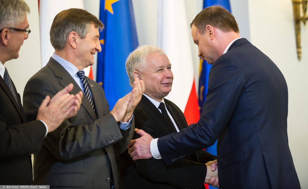 Jarosław Kaczyński i Andrzej Duda