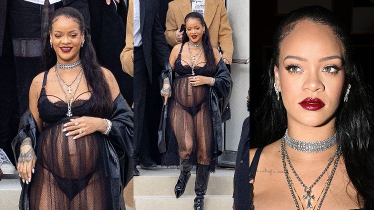 Rihanna w oryginalnej kreacji na pokazie Diora