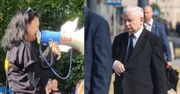 Krzyczeli do Kaczyńskiego na miesięcznicy. Policja zaskoczyła protestujących