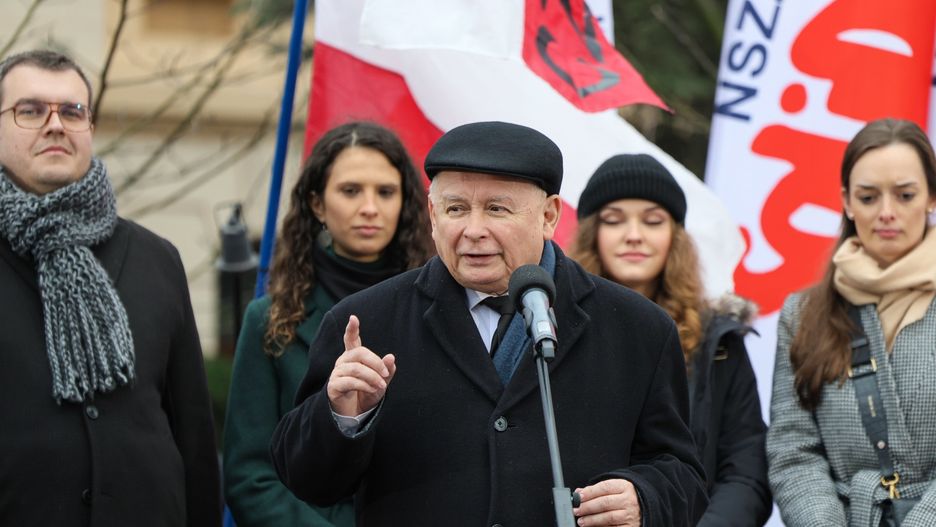 Jarosław Kaczyński na "Proteście Wolnych Polaków"