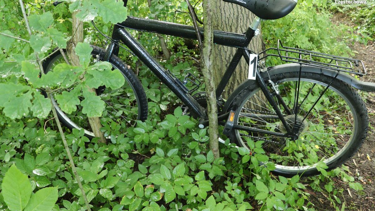 Tym rowerem prawdopodobnie poruszał się mężczyzna 