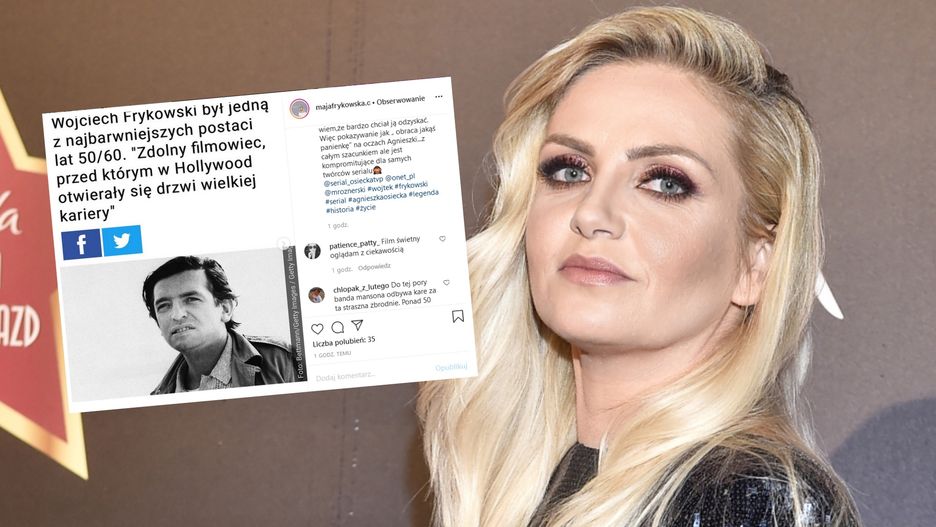 Maja Frykowska dołączyła do grona krytyków "Osieckiej", nowego serialu TVP