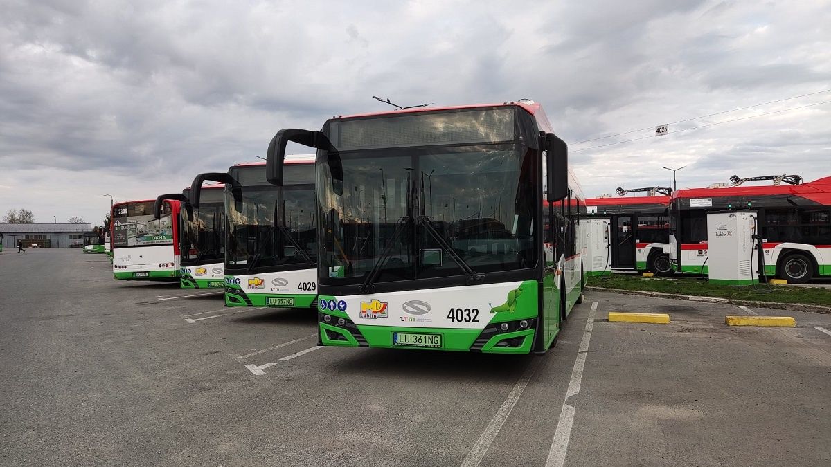 Elektryczne autobusy marki Solaris wyjechały na ulice Lublina